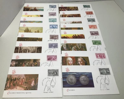 1992 U.S. First Day Covers Fleetwood Columbian #2624-2629 Set of 16 Unused Mint - Image 1 of 4
