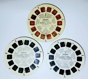1969 Vintage View-Master - Snoopy And The Red Baron - Peanuts Snoopy 3 Rollen - Bild 1 von 4