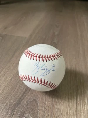 Zack Cozart Signed Rawlings Official Major League Baseball AUTO COA RARE - Image 1 of 4