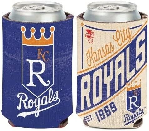 Kansas City Royals Retro Logo Can Koozie (1) Holder Collapsible 2 sides! - Image 1 of 1