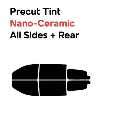 Película de ventana precortada para automóvil nano cerámica cualquier % tinte para Dodge Grand Caravan 2008-2020 Foto 1 de 4