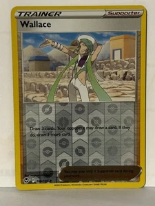 Wallace Reverse Holo 166/195 SWSH12: Silver Tempest casi nuevo Pokémon envío rápido - Imagen 1 de 2