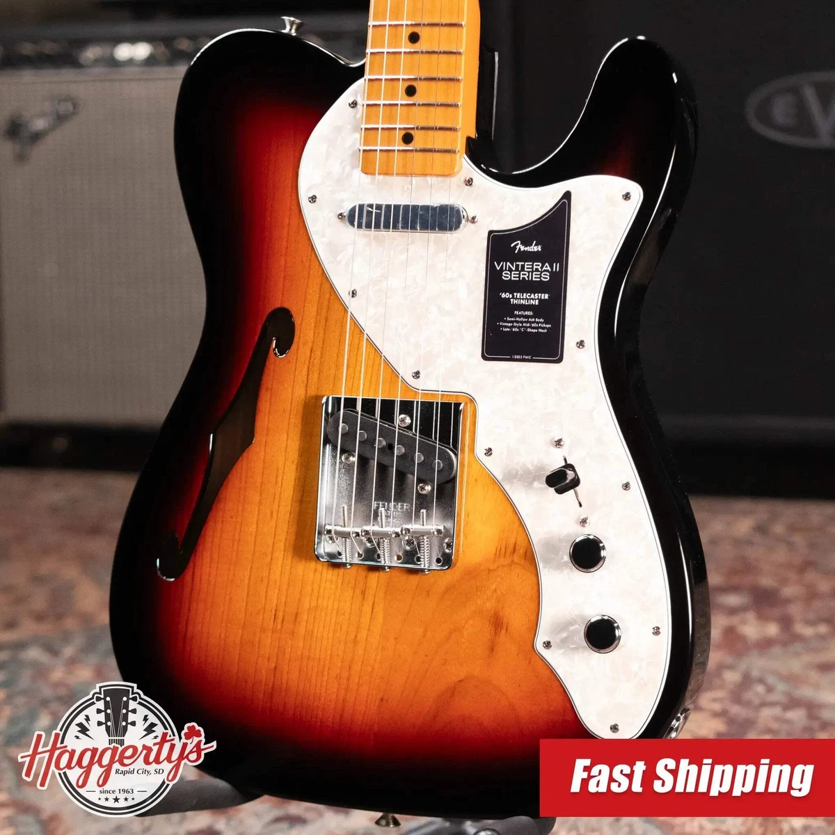 Preços baixos em Fender Telecaster Thinline Guitarras Elétricas | eBay