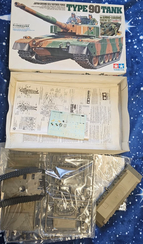 Carro Type 90 Mitsubishi Tank Tamiya KIT 1/35 Ammo Loading Crew Set Japan Ground - Immagine 1 di 1