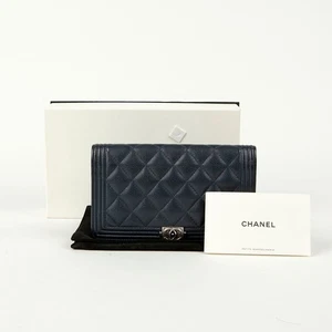 CHANEL Portefeuille Long Boy A80285 123149099 - Foto 1 di 16