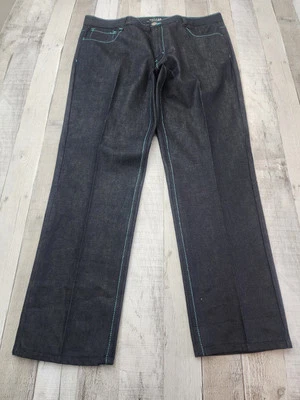 Vtg Y2k Refuse Premium Straight Dark Indigo Denim Jeans  Men's 40x32 - Image 1 of 4