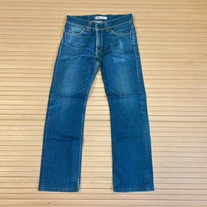 Levi's Jeans W30 L32 Blue Mens 506 Straight Cut Regular Stretch Demin Retro Y2K - Picture 1 of 7