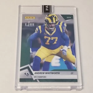 2018 Panini Instant Green #391 Andrew Whitworth Los Angeles Rams NFC Champ #7/10 - Picture 1 of 2