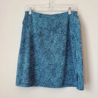 Falda Title Nine Breeze Mediana Azul Floral Foto 1 de 4