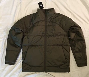 Under Armour Storm Insulate Puffer Jacket Men’s Large Green Style 1364907 NWT - Picture 1 of 7