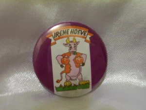 IRENE HOEVE MILCHKUH, ANSTECKNADEL, BUTTON, GOUDA-KÄSE, WERBEABZEICHEN, NIEDERLANDE   - Bild 1 von 4