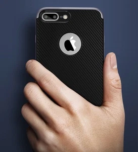 iPhone 7 Plus Shockproof Luxury Ultra-thin Soft Rubber Back Case Cover - Photo 1 sur 11