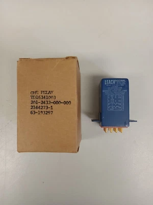 LEACH RELAY # TD1634-1003  2144273-1 - Image 1 of 4