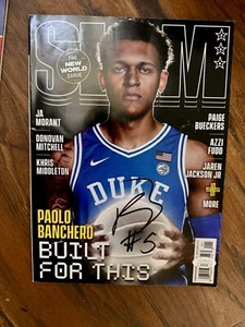 REVISTA SLAM FIRMADA POR PAOLO BANCHERO DUQUE BALONCESTO JSA AUTÓGRAFO SIN ETIQUETA - Imagen 1 de 1