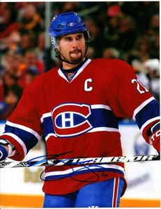 BRIAN GIONTA MONTREAL CANADIENS CAPTAIN 8X10 AUTOGRAPHED SIGNED PHOTO COA ! - Picture 1 of 1