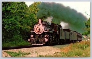 Postkarte - Lokomotive, Motor wogender Rauch Nr 750 NRHS Atlanta Georgia 11W - Bild 1 von 2