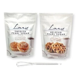 Lars Own Pearl Sugar Combo Set Schwedische Perle & Belgische Perle mit Mini Draht Schnee - Bild 1 von 8