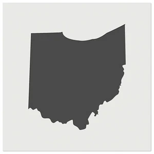Ohio State Silhouette Wall Cookie DIY Craft Reusable Stencil - Picture 1 of 10