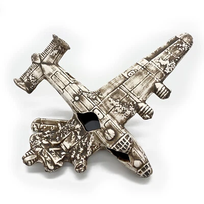 Decor Aquarium Airplane Cave Ceramic Decoration Bomber Wrack Flyer Halifax - Image 1 of 4