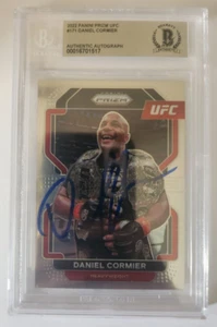 Daniel Cormier 2022 Panini Prizm UFC Signed Card Slabbed Beckett BAS Auto - Picture 1 of 2