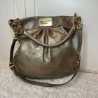 Marc by Marc Jacobs Gold Leather Hobo Bag Purse