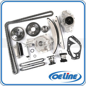 Fit 02-07 Chrysler Sebring 2.7L V6 DOHC Timing Chain Kit w/ Water Oil Pump