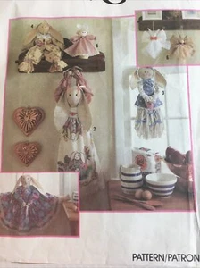 1991 Simplicity 7253 Vintage Sewing Pattern one Size Crafts And Fabric - Picture 1 of 8