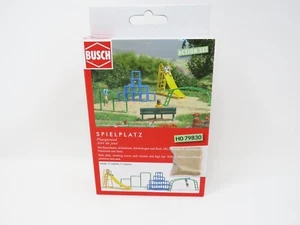 Busch HO 79830 Playground Equipment Park Playset Children Playing Figure Set - Zdjęcie 1 z 3