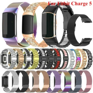 Charge5 Milanaise Edelstahl Metall Armband für Fitbit Charge 5 Armband - Bild 1 von 113