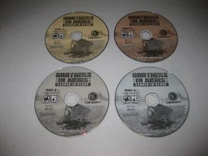 PC Brothers in Arms Earned in Blood (2005) w/ Case Insert Manual 4 Discs ONLY - Picture 1 of 1