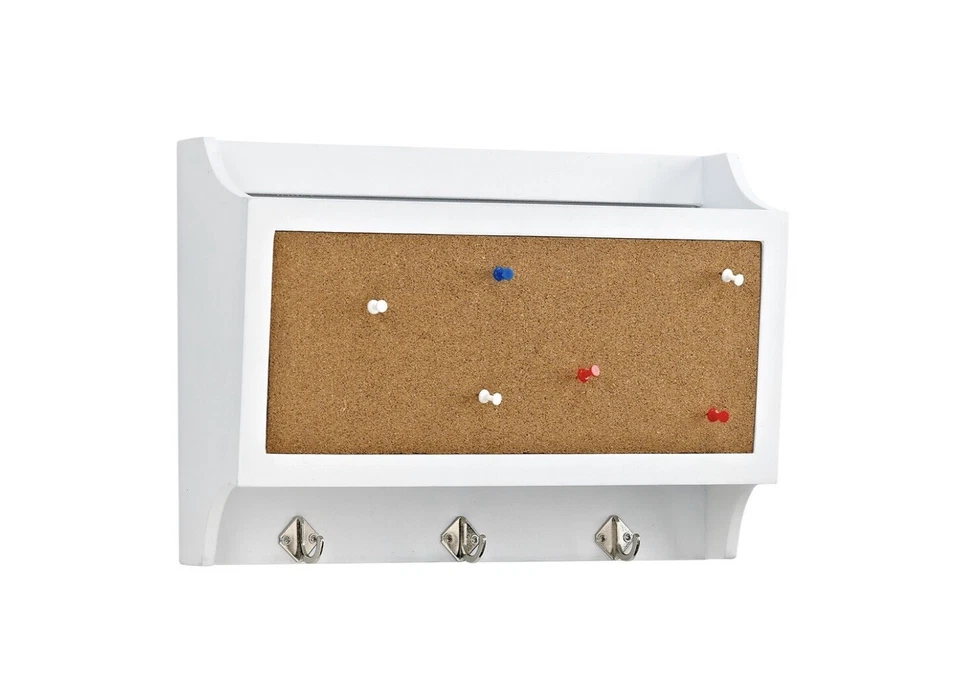 NEW In Box Corkboard Mail Holder with Hooks $39.99 14.96 x 10 x 4 Kohl’s - Image 1 of 3