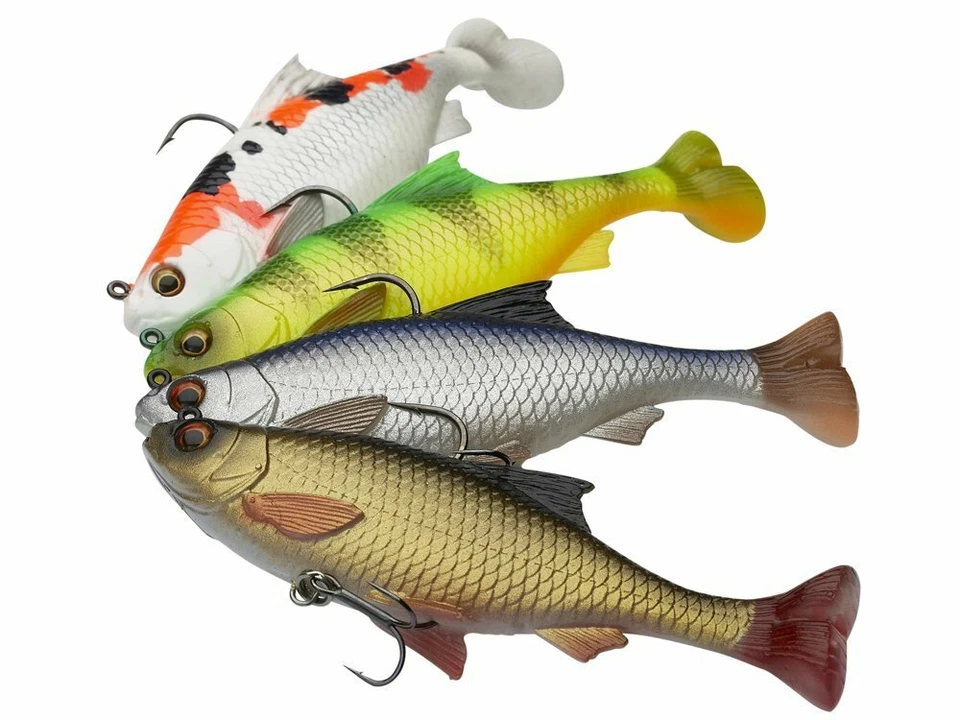 Savage Gear 3D Pulse Tail Roach 13cm 38.5g 2pc Coulant Leurre souple COULEURS