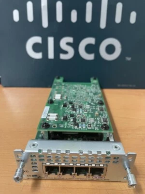 Cisco NIM-4FXO 4-Port Network Interface Module - FXO for ISR 4000 Series Router - Bild 1 von 4