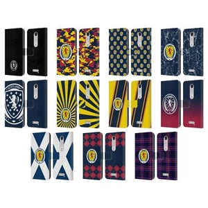 SCOTLAND NATIONAL FOOTBALL TEAM LOGO 2 LEATHER BOOK CASE FOR MOTOROLA PHONES 2 - Picture 1 of 17
