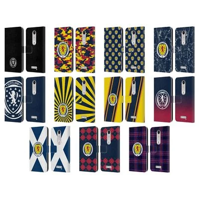 SCOTLAND NATIONAL FOOTBALL TEAM LOGO 2 LEATHER BOOK CASE FOR MOTOROLA PHONES 2 - Image 1 of 4