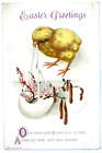 Clapsaddle Easter Postcard Chick with Egg Signed  c 1915     W3