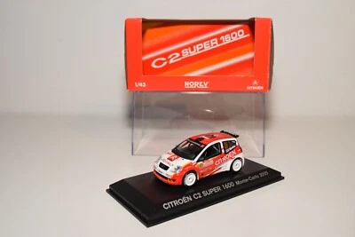 A80 1:43 NOREV 155253 CITROEN C2 SUPER 1600 RALLY MONTE CARLO 2005 MEEKE MIB - Immagine 1 di 4
