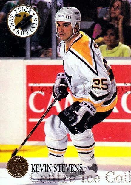 1993-94 Leaf Hat Trick Artists #9 Kevin Stevens - Image 1 of 1