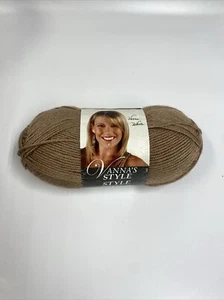 Lion Brand Yarn 867 - 125 Vanna's Style Yarn, Taupe 76802 - Picture 1 of 7