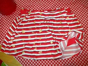 Justice ❤💙 Gold Accent Travel Skort Gorgeous girls sz 10 Plus - Picture 1 of 1