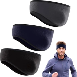 3 Stück Stirnband Herren, Ohrenwärmer Stirnbänder Ohrenschützer Headband, Kopfba - Bild 1 von 7