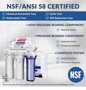iSpring 6 Stage Reverse Osmosis RO Water Filter System With Alkaline PH Filter - Picture 1 of 9
