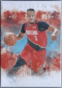 2020-21 Panini Origins Basketball C.J. McCollum Türkis /25 Trail Blazer - Bild 1 von 2