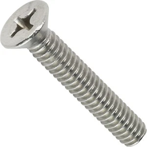 8-32 Flat Head Machine Screws Phillips Stainless Steel All Sizes / Quantities - Picture 1 of 125