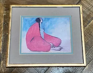 R.C. Gorman Navajo Indian Artist Denver Rose Lithograph Framed - Picture 1 of 6