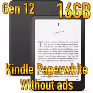 All-new Amazon Kindle Paperwhite 7" - 16 GB Without ads 12th gen 2024 - Picture 1 of 11