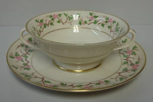 Franciscan WOODSIDE Cream Soup Bowl & Underplate Set BEST  More Item Available - Picture 1 of 3