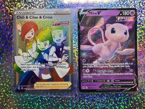 Pokemon TCG: 060/159 Mew V; Rainbow Rare 273/264 Chili & Cilan & Cress - Picture 1 of 13