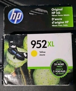 Nowy ZAPIECZĘTOWANY HP 952XL żółty oryginalny wkład atramentowy żółty - 02/20 - Zdjęcie 1 z 2