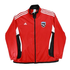 Vintage Adidas Usa Men Jumper Sweater XLarge Casual Sport Warm Full Zip, Red - Picture 1 of 8